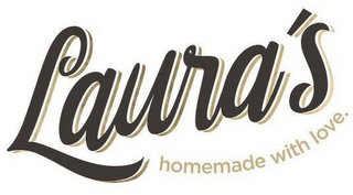 LAURA'S HOMEMADE WITH LOVE. logo