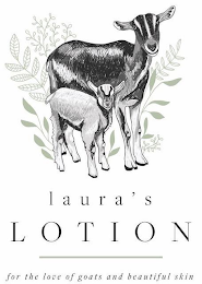 LAURA'S LOTION FOR THE LOVE OF GOATS AND BEAUTIFUL SKIN logo