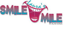 LAURA'S SMILE MILE 5K RUN/WALK logo