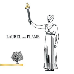 LAUREL AND FLAME logo