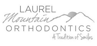 LAUREL MOUNTAIN ORTHODONTICS A TRADITION OF SMILES logo