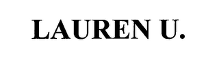 LAUREN U. logo
