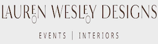 LAUREN WESLEY DESIGNS EVENTS AND INTERIORS logo