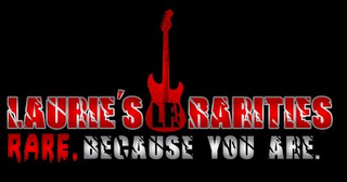LAURIE'S LR RARITIES RARE, BECAUSE YOU ARE. logo