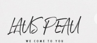 LAUS PEAU WE COME TO YOU logo