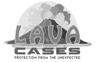 LAVA CASES PROTECTION FROM THE UNEXPECTED logo