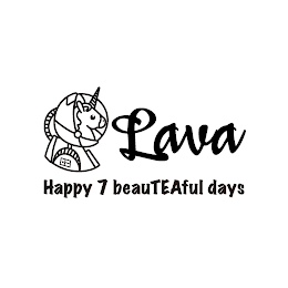 LAVA HAPPY 7 BEAUTTEAFUL DAYS logo