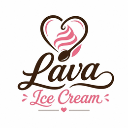 LAVA ICE CREAM logo