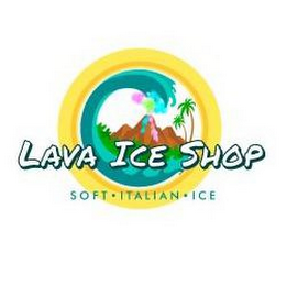 LAVA ICE SHOP SOFT ITALIAN ICE logo