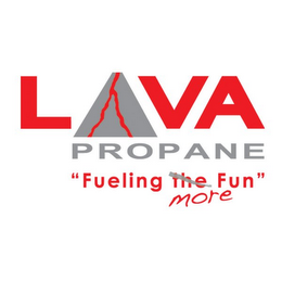 LAVA PROPANE "FUELING THE MORE FUN" logo