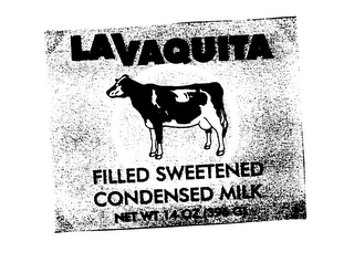 LAVAQUITA FILLED SWEETENED CONDENSED MILK NET WT 14OZ (396 G) logo