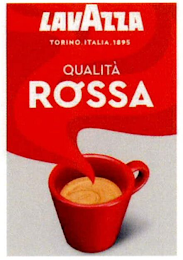 LAVAZZA TORINO, ITALIA, 1895 QUALITÀ ROSSA logo