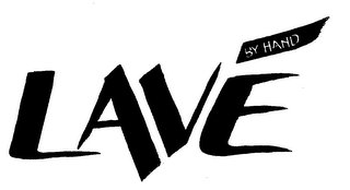 LAVE BY HAND logo
