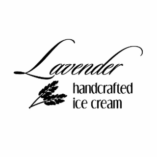 LAVENDER HAND CRAFTED ICE CREAM logo