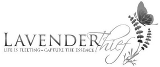 LAVENDER THIEF LIFE IS FLEETING-CAPTURE THE ESSENCE logo