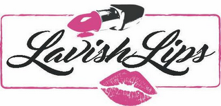 LAVISH LIPS logo
