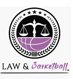 LAW & BASKETBALL logo
