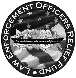 LAW ENFORCEMENT OFFICERS RELIEF FUND TO ASSIST THOSE WHO SERVE AND PROTECT logo