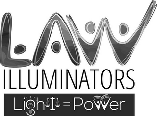 LAW ILLUMINATORS LIGHT = POWER logo