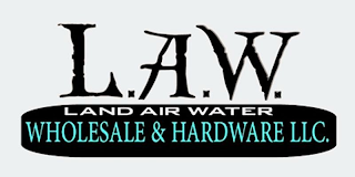 L.A.W. LAND AIR WATER WHOLESALE & HARDWARE LLC. logo