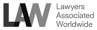 LAW LAWYERS ASSOCIATED WORLDWIDE logo