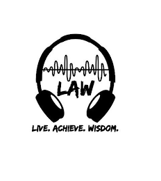 LAW LIVE. ACHIEVE. WISDOM. logo