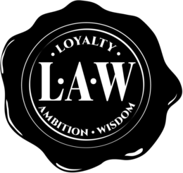 L·A·W· LOYALTY · AMBITION · WISDOM logo