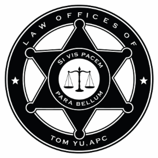 LAW OFFICES OF TOM YU, APC SI VIS PACEM PARA BELLUM logo