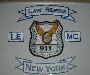 LAW RIDERS LE MC NEW YORK 911 logo