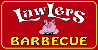 LAWLERS BARBECUE TASTY logo
