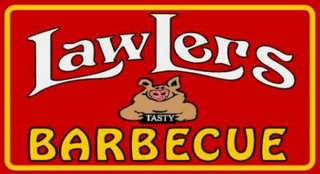 LAWLERS TASTY BARBECUE logo