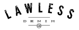 LAWLESS DENIM CO logo