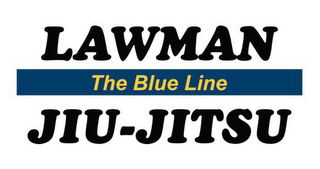 LAWMAN JIU-JITSU THE BLUE LINE logo