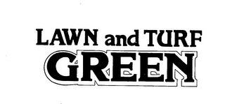 LAWN AND TURF GREEN logo