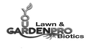 LAWN & YOUR GARDENPRO BIOTICS logo