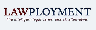 LAWPLOYMENT THE INTELLIGENT LEGAL CAREER SEARCH ALTERNATIVE. logo