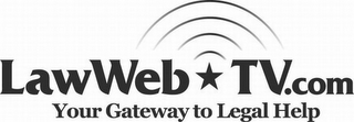 LAWWEBTV.COM YOUR GATEWAY TO LEGAL HELP logo