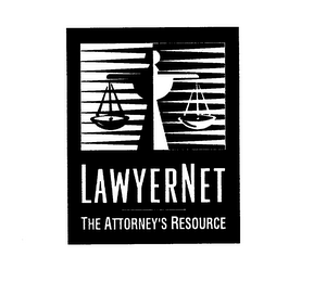 LAWYERNET THE ATTORNEY'S RESOURCE logo