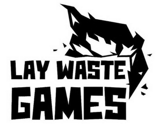 LAY WASTE GAMES logo