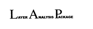 LAYER ANALYSIS PACKAGE logo