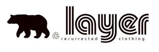 LAYER RESURRECTED CLOTHING logo