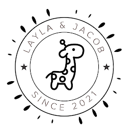 LAYLA & JACOB SINCE 2021 logo