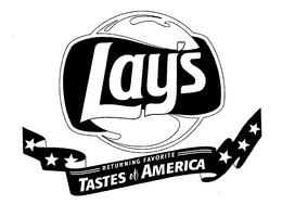 LAY'S RETURNING FAVORITE TASTES OF AMERICA logo