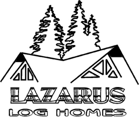 LAZARUS LOG HOMES logo