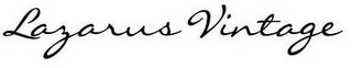 LAZARUS VINTAGE logo