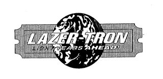 LAZER TRON LIGHT YEARS AHEAD logo