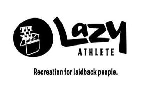 LAZY ATHLETE RECREATION FOR LAIDBACK PEOPLE. logo