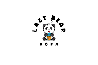 LAZY BEAR BOBA logo