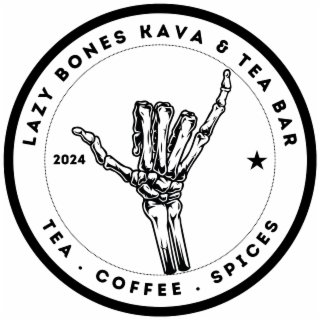 LAZY BONES KAVA & TEA BAR 2024 TEA ∙ COFFEE ∙ SPICES logo