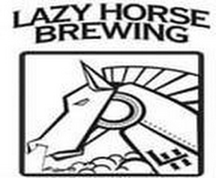 LAZY HORSE BREWING LH logo